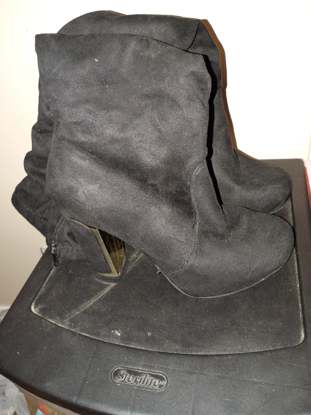 Torrid Black Suede Knee High Boots